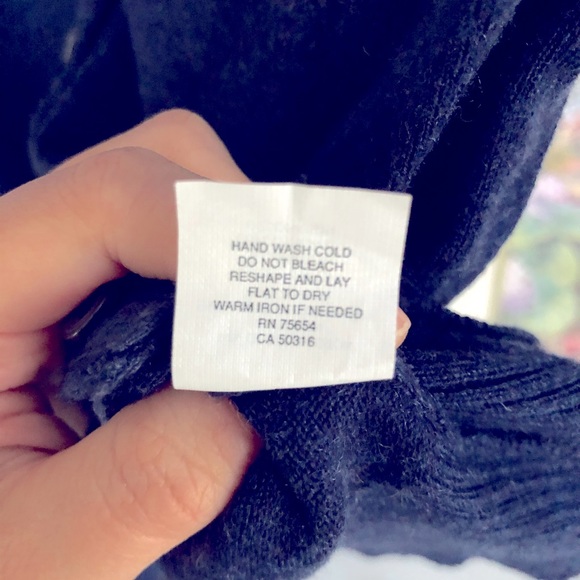 Abercrombie &Fitch Stretchy Navy Blue Cardigan - Picture 4 of 5